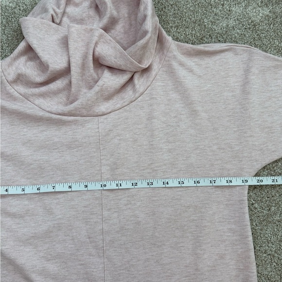 Haven Well Within Tunic Cowl Neck 3/4 Sleeve Pink Sweatshirt Size Small - Picture 9 of 11